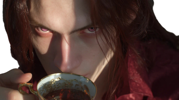 Nobleman Sipping Tea Vinyl Car Decal Sticker – Waterproof & UV-Resistant 