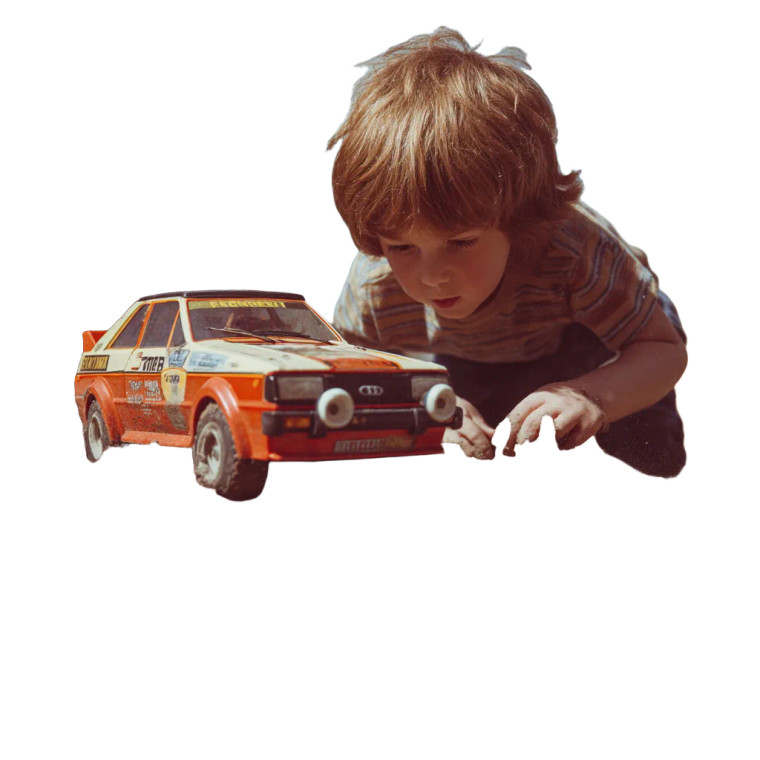 80'S Toy Car Play Vinyl Car Decal Sticker – Waterproof & UV-Resistant 