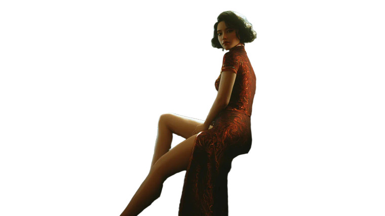 Mysterious Shanghai Girl Vinyl Car Decal Sticker – Waterproof & UV-Resistant 