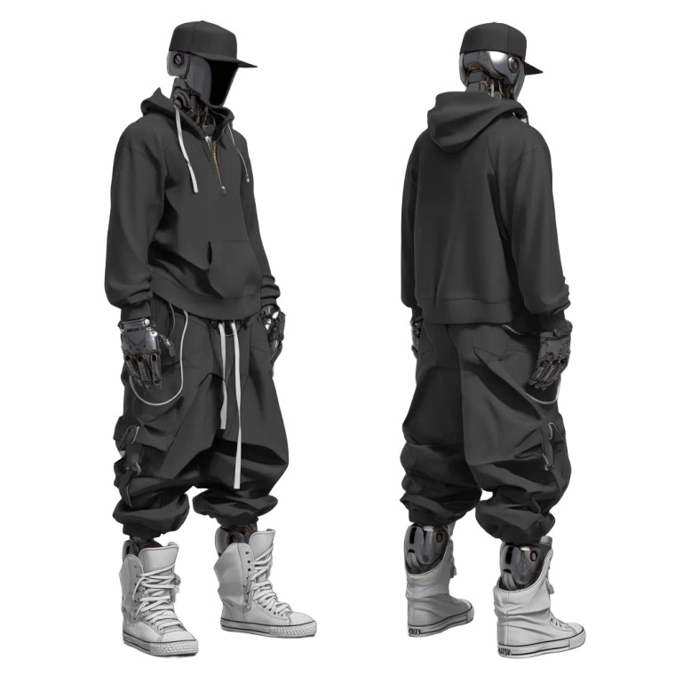 Hip Hop Android Vinyl Car Decal Sticker – Waterproof & UV-Resistant 