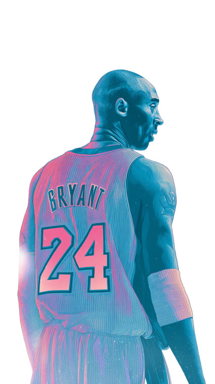 Kobe Bryant Illustration V2 Vinyl Car Decal Sticker – Waterproof & UV-Resistant 