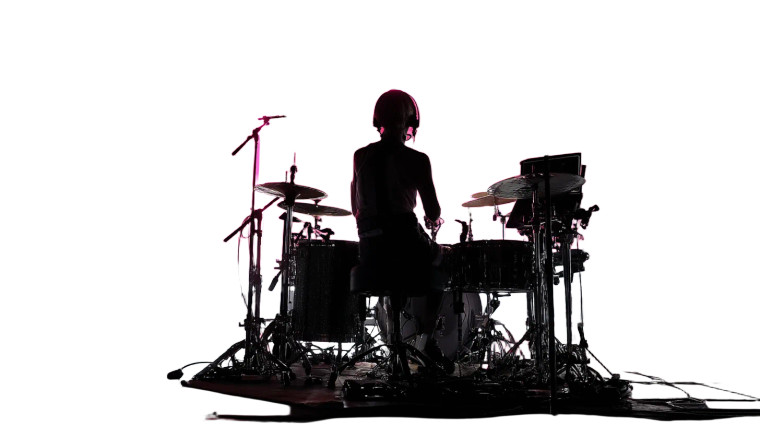 Drummer At Coachella Vinyl Car Decal Sticker – Waterproof & UV-Resistant 