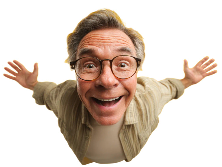 Excited Winner Vinyl Car Decal Sticker – Waterproof & UV-Resistant 