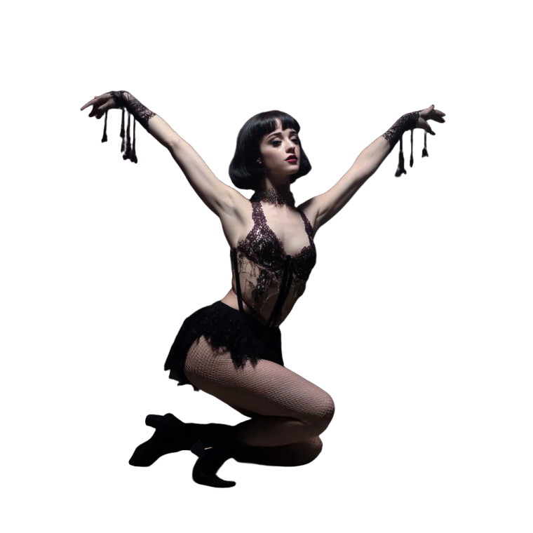 Burlesque Dancer V4 Vinyl Car Decal Sticker – Waterproof & UV-Resistant 
