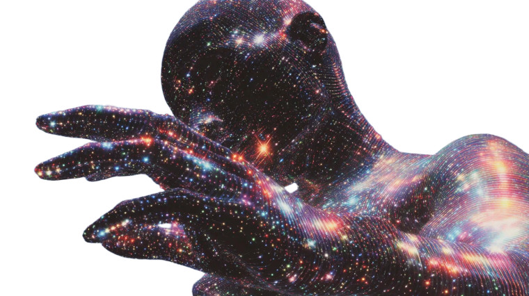 Galactic Human Robot Vinyl Car Decal Sticker – Waterproof & UV-Resistant 