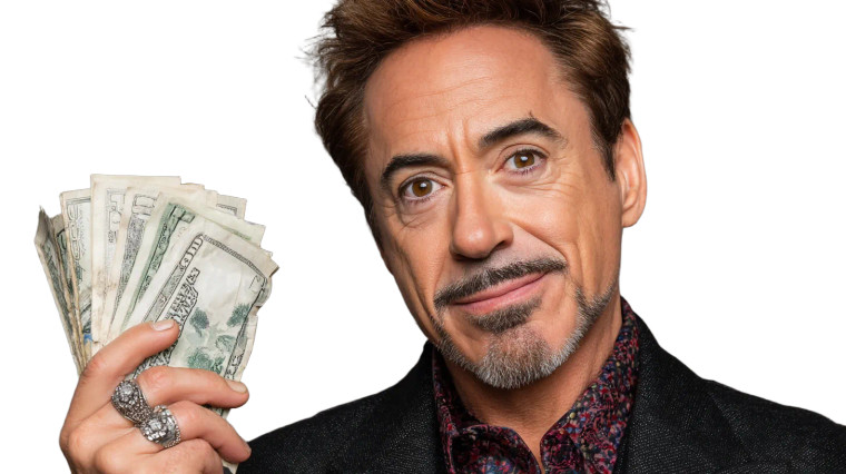 Tony Stark Throwing Money Vinyl Car Decal Sticker – Waterproof & UV-Resistant 