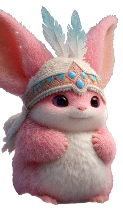 Pink Kawaii Creature Vinyl Car Decal Sticker – Waterproof & UV-Resistant 