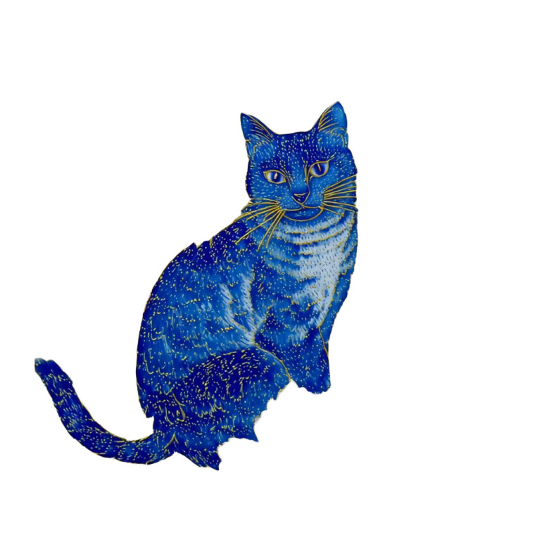 Cat Portrait V3 Vinyl Car Decal Sticker – Waterproof & UV-Resistant 