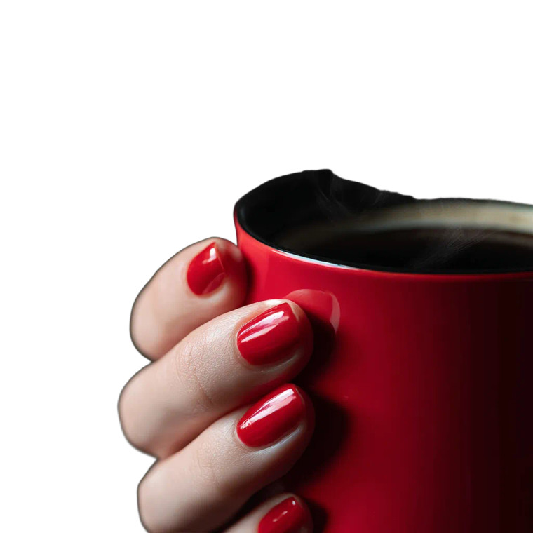 Red Nailed Fingers Vinyl Car Decal Sticker – Waterproof & UV-Resistant 