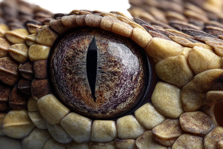 Snake'S Eye Macro Vinyl Car Decal Sticker – Waterproof & UV-Resistant 