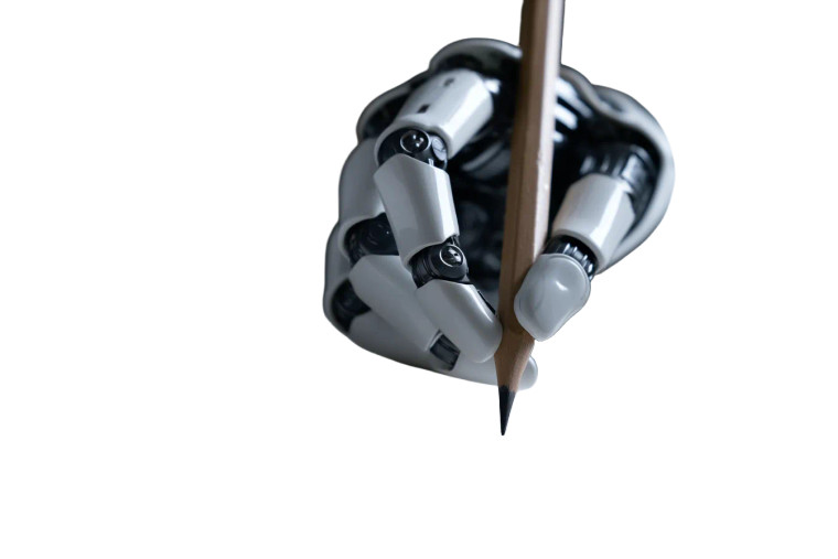 Robot Artist Vinyl Car Decal Sticker – Waterproof & UV-Resistant 