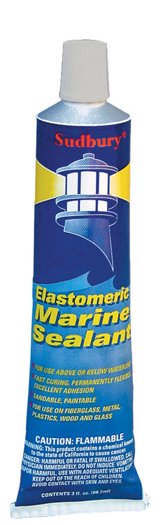 SUDBURY Adhesive Sealant 321 Elastomeric; 3 Ounce Tube; Clear; -20 Degree Fahrenheit To 120 Degree Fahrenheit; Single