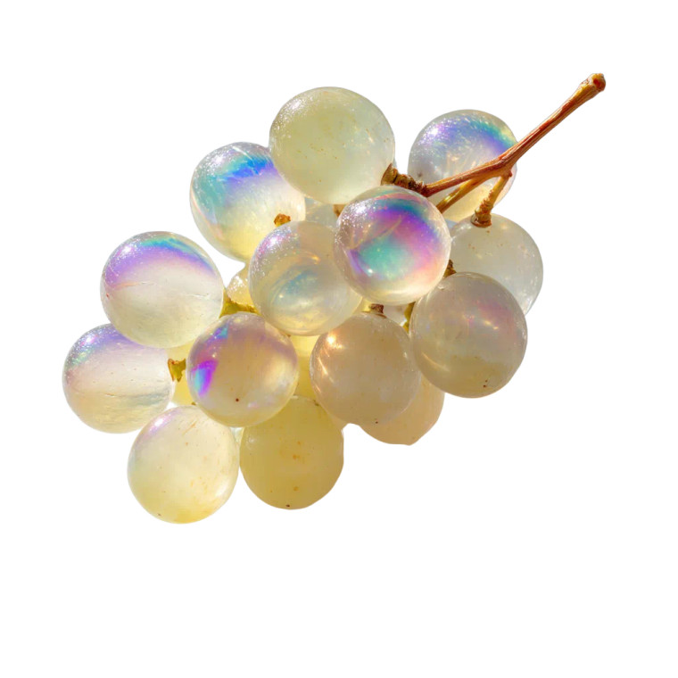 Frosted White Grape Vinyl Car Decal Sticker – Waterproof & UV-Resistant 