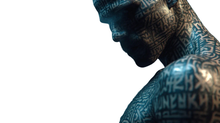 Glowing Rune Figure Vinyl Car Decal Sticker – Waterproof & UV-Resistant 