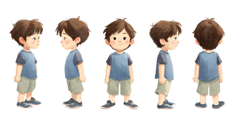 Child Character Sheet V3 Vinyl Car Decal Sticker – Waterproof & UV-Resistant 
