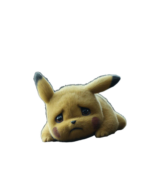 Exhausted Pikachu Vinyl Car Decal Sticker – Waterproof & UV-Resistant 