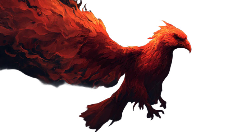Infernal Bird Vinyl Car Decal Sticker – Waterproof & UV-Resistant 
