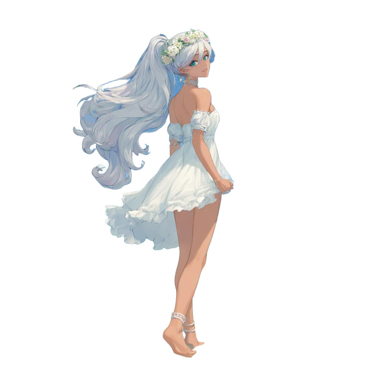 Ethereal Beach Goddess Vinyl Car Decal Sticker – Waterproof & UV-Resistant 