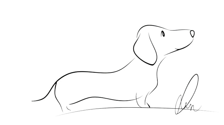 Short Hair Dachshund Vinyl Car Decal Sticker – Waterproof & UV-Resistant 