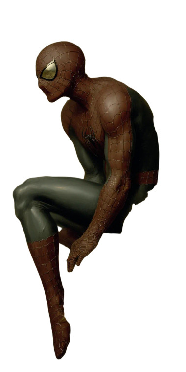 Classic Spider-Man Portrait Vinyl Car Decal Sticker – Waterproof & UV-Resistant 