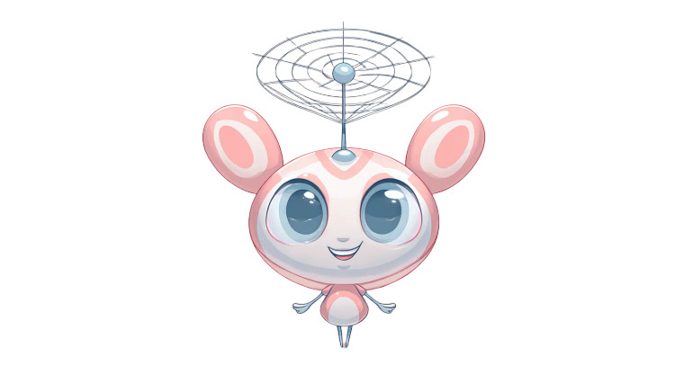 Cartoon Radar Character Vinyl Car Decal Sticker – Waterproof & UV-Resistant 