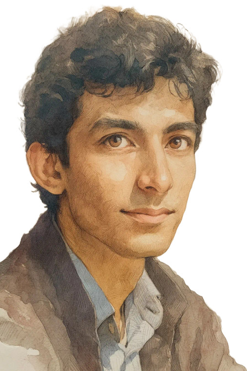 Iranian Professor Portrait Vinyl Car Decal Sticker – Waterproof & UV-Resistant 