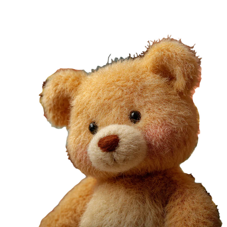 Plush Toy Bear Vinyl Car Decal Sticker – Waterproof & UV-Resistant 