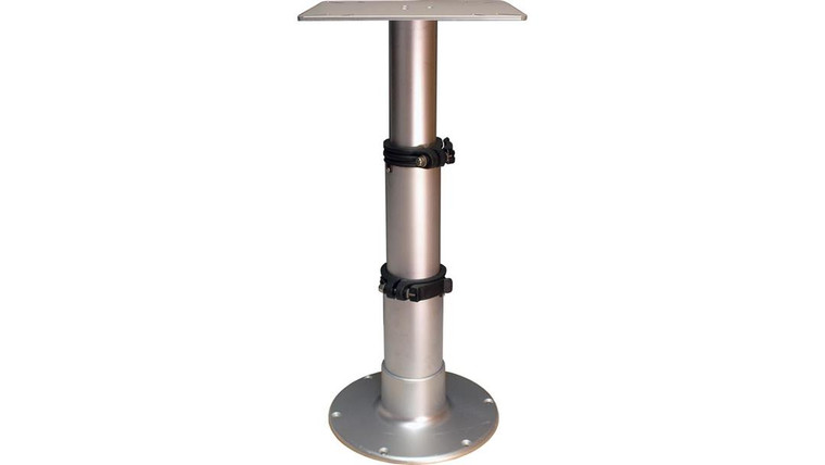 Springfield Marine Ultimate Boat Table Pedestal | 3-Stage Adjustable Height | High Strength Aluminum | Gas Powered | Stable & Durable