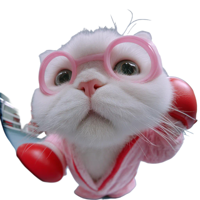 Boxing Cat Napoleon Vinyl Car Decal Sticker – Waterproof & UV-Resistant 