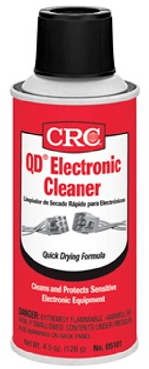 CRC Industries Electronic Cleaner | Ideal for Electronic Contacts, Lighting & Plastics | 4.5 oz Aerosol Can | Cleans & Protects with No Residue