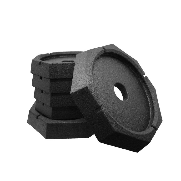 SnapPad Xtra XL Jack Pads | Set of 6 | Fits Four 9/12 Inch Jack Foot | Durable Recycled Rubber