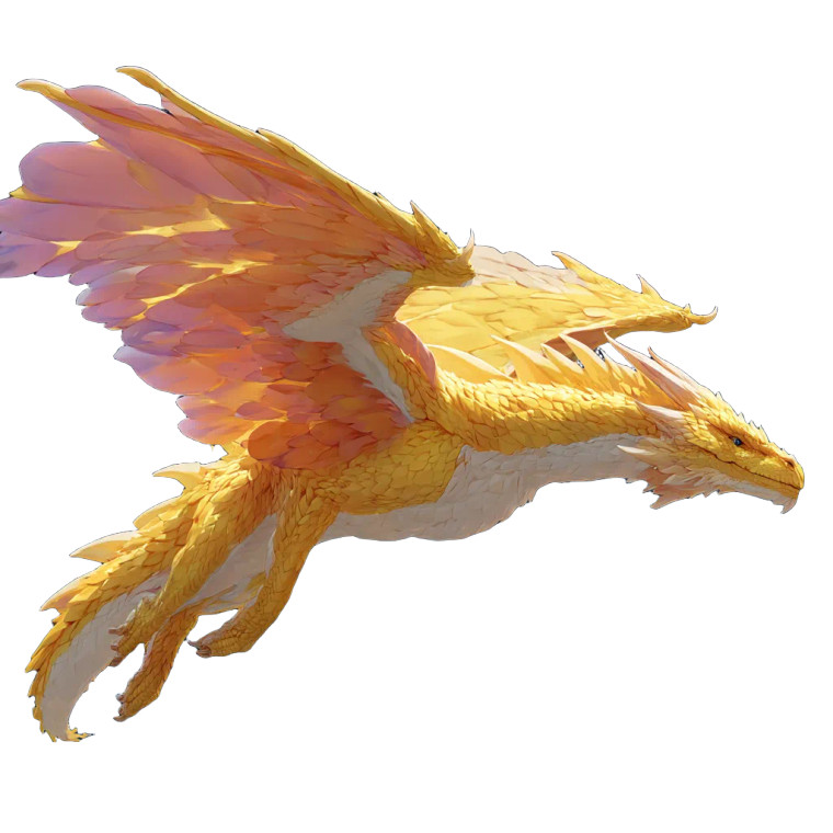 Golden Cosmic Dragon Vinyl Car Decal Sticker – Waterproof & UV-Resistant 