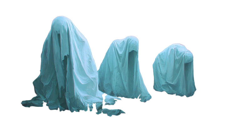 Misty Forest Ghosts Vinyl Car Decal Sticker – Waterproof & UV-Resistant 