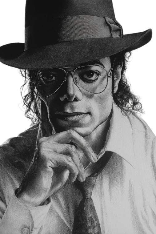 Michael Jackson Portrait V3 Vinyl Car Decal Sticker – Waterproof & UV-Resistant 