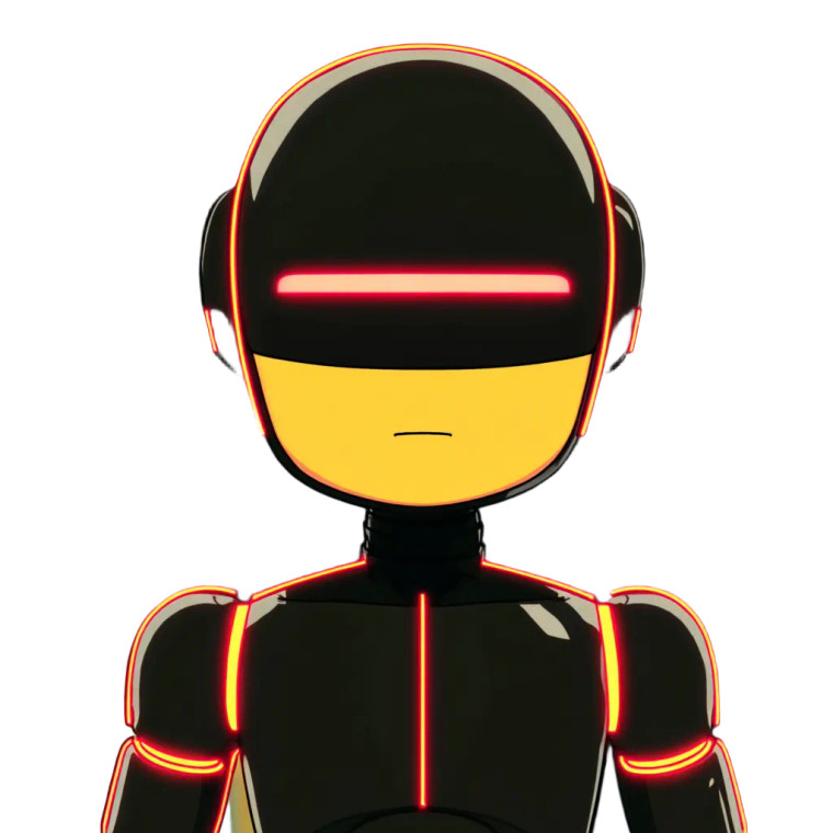 Futuristic Humanoid Robot V16 Vinyl Car Decal Sticker – Waterproof & UV-Resistant 