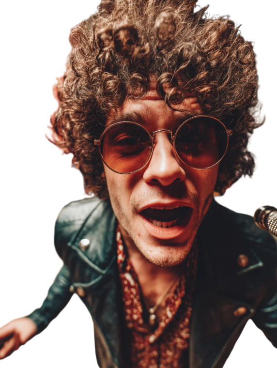 Funk Rock Singer Vinyl Car Decal Sticker – Waterproof & UV-Resistant 