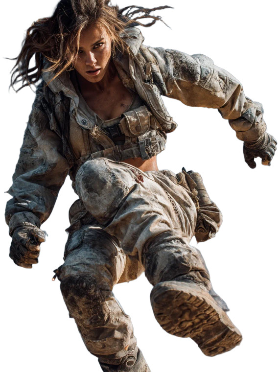 Fierce Leap Vinyl Car Decal Sticker – Waterproof & UV-Resistant 