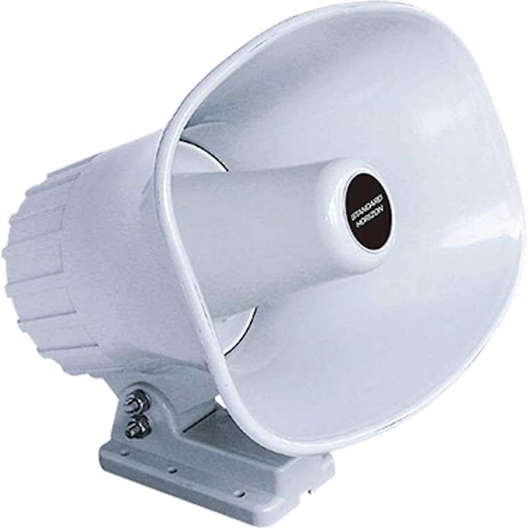 Powerful 40W Marine Hailer Horn | For GX2000, GX2200, GX6000S Radios | Durable ABS Construction