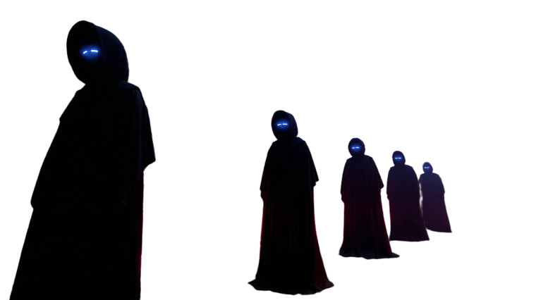 Ethereal Monks Vinyl Car Decal Sticker – Waterproof & UV-Resistant 