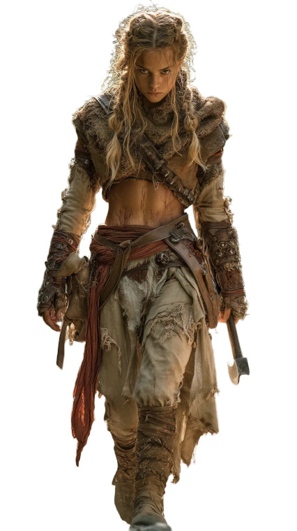 Warrior In Forest Vinyl Car Decal Sticker – Waterproof & UV-Resistant 