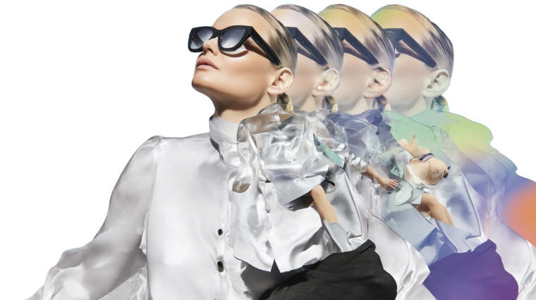 Futuristic Fashion Muse V4 Vinyl Car Decal Sticker – Waterproof & UV-Resistant 