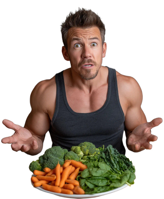 Confused At Vegetables Vinyl Car Decal Sticker – Waterproof & UV-Resistant 