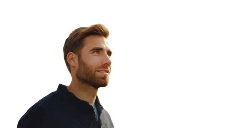 Young Farmer Portrait Vinyl Car Decal Sticker – Waterproof & UV-Resistant 