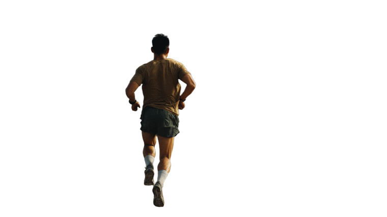 Desert Runner Backview Vinyl Car Decal Sticker – Waterproof & UV-Resistant 