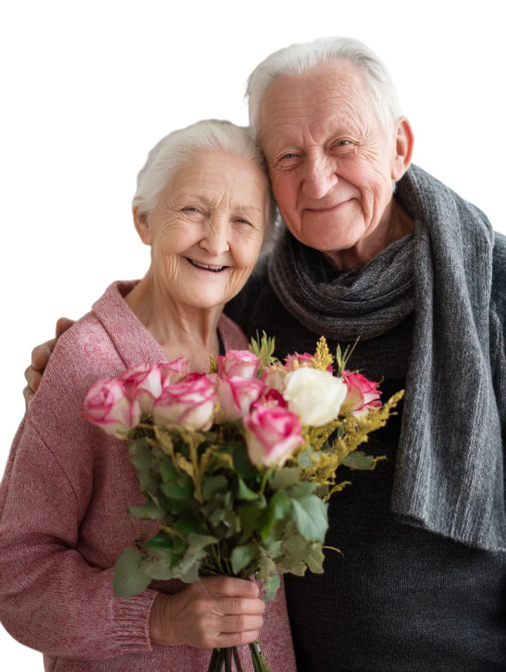 Happy Elderly Couple V6 Vinyl Car Decal Sticker – Waterproof & UV-Resistant  Happy Elderly Couple V6 Vinyl Car Decal Sticker – Waterproof & UV-Resistant