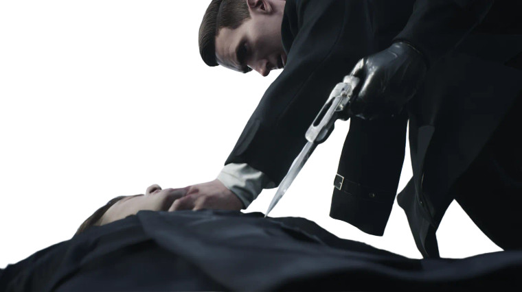 Tense Confrontation Vinyl Car Decal Sticker – Waterproof & UV-Resistant 