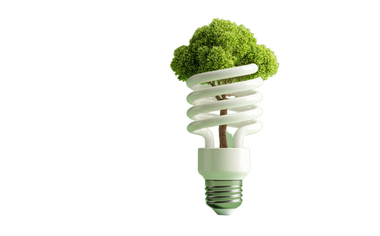 Eco Light Bulb Vinyl Car Decal Sticker – Waterproof & UV-Resistant 