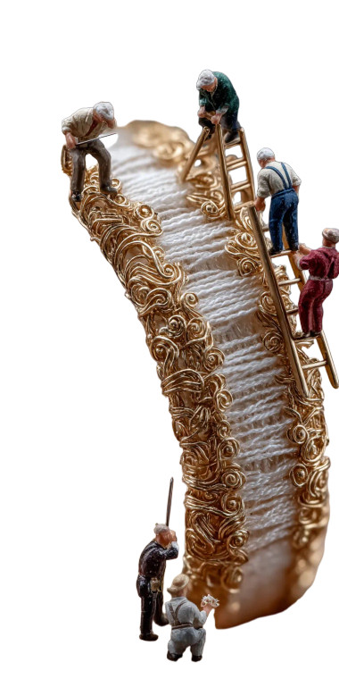 Miniature Artisans Crafting Vinyl Car Decal Sticker – Waterproof & UV-Resistant 