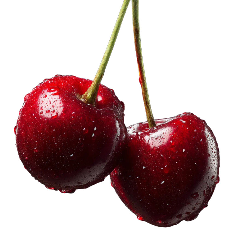 Ripe Red Cherries Vinyl Car Decal Sticker – Waterproof & UV-Resistant 
