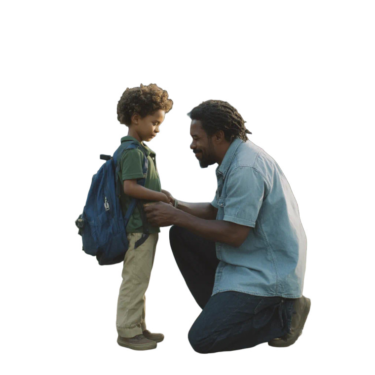 Father And Son Moment V3 Vinyl Car Decal Sticker – Waterproof & UV-Resistant 